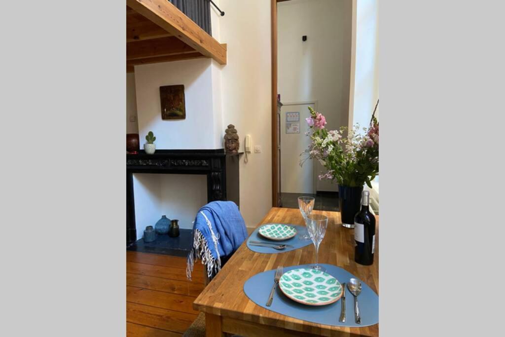 Appartement Duplex In Historical Centre With Private Courtyard à Anvers Extérieur photo