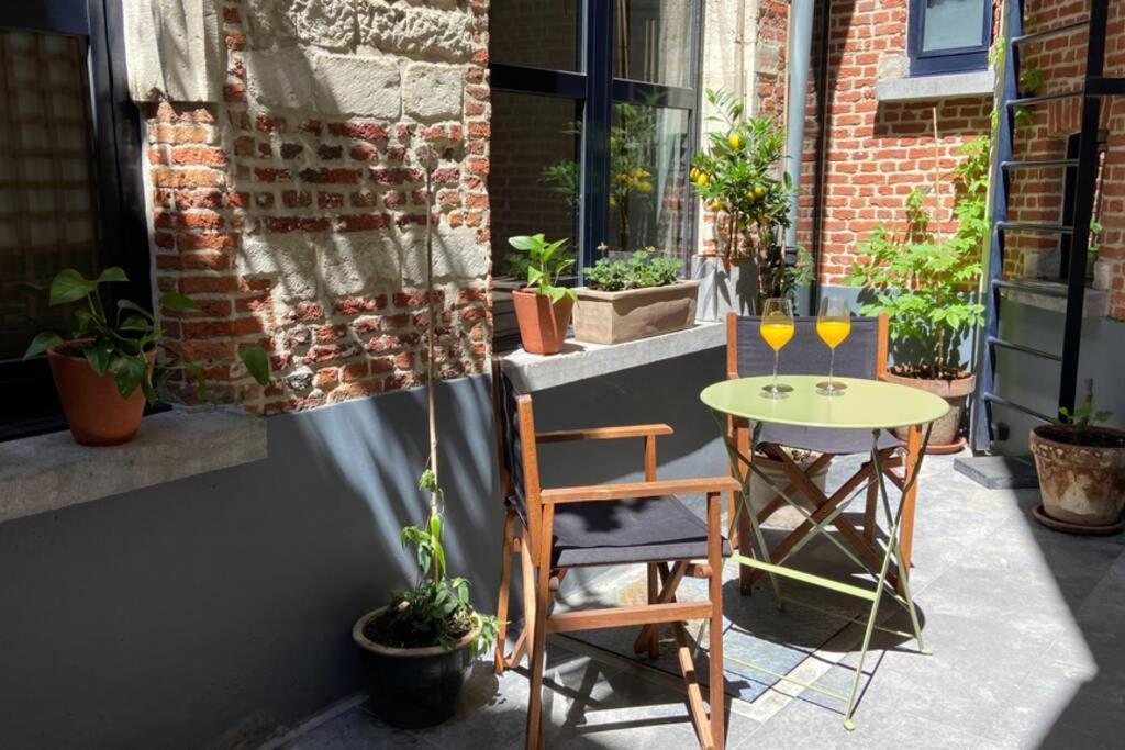 Appartement Duplex In Historical Centre With Private Courtyard à Anvers Extérieur photo